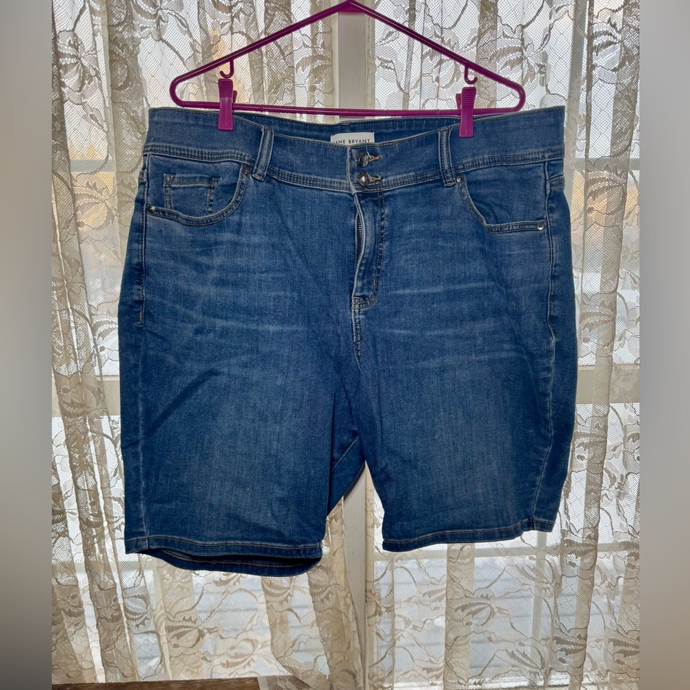Lane Bryant Blue Jean Shorts
